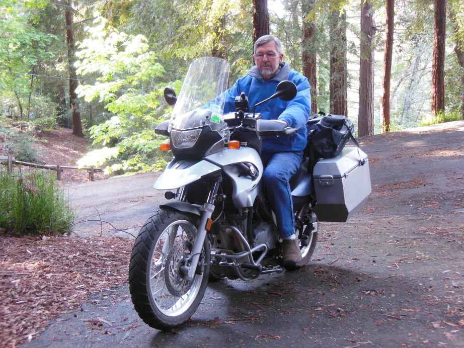 Photo of David and bike